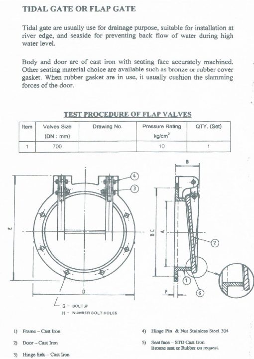 Flap Gate Valve Vibration